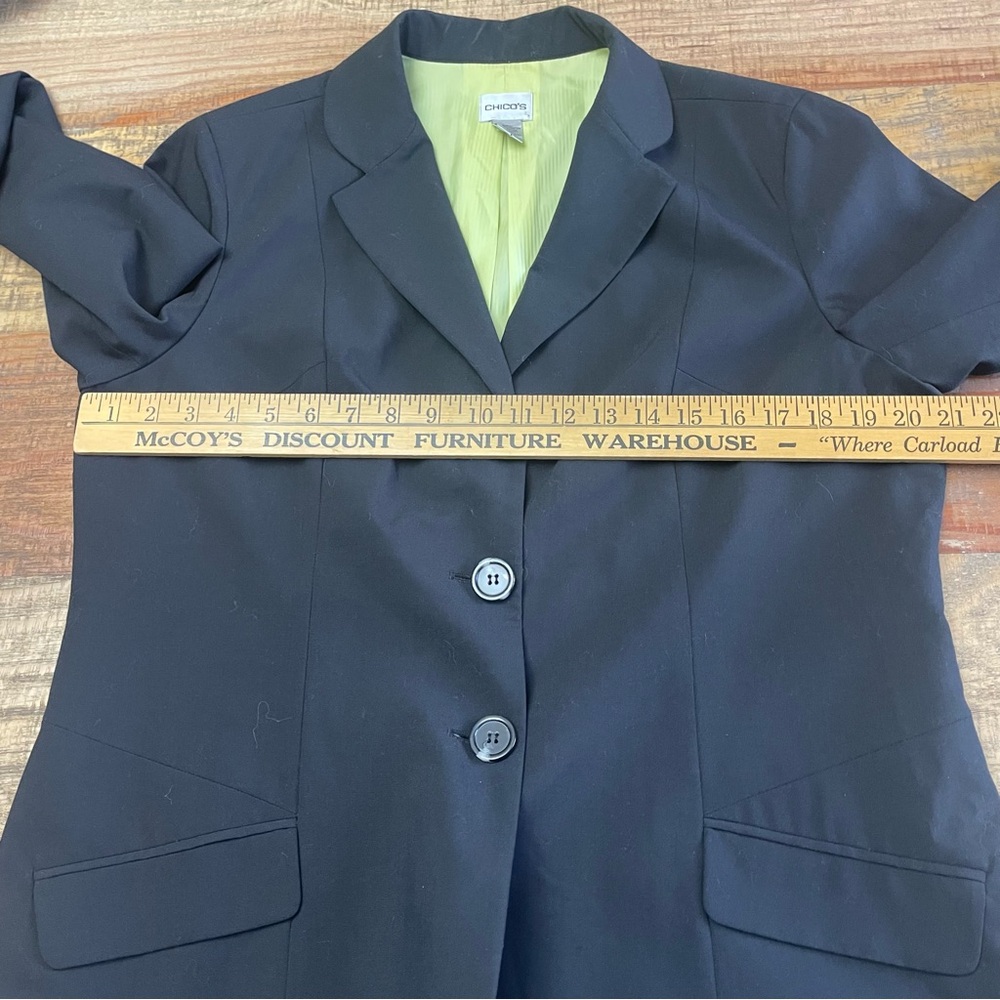Chico's women’s Large lined Blazer Jacket - Picture 6 of 7